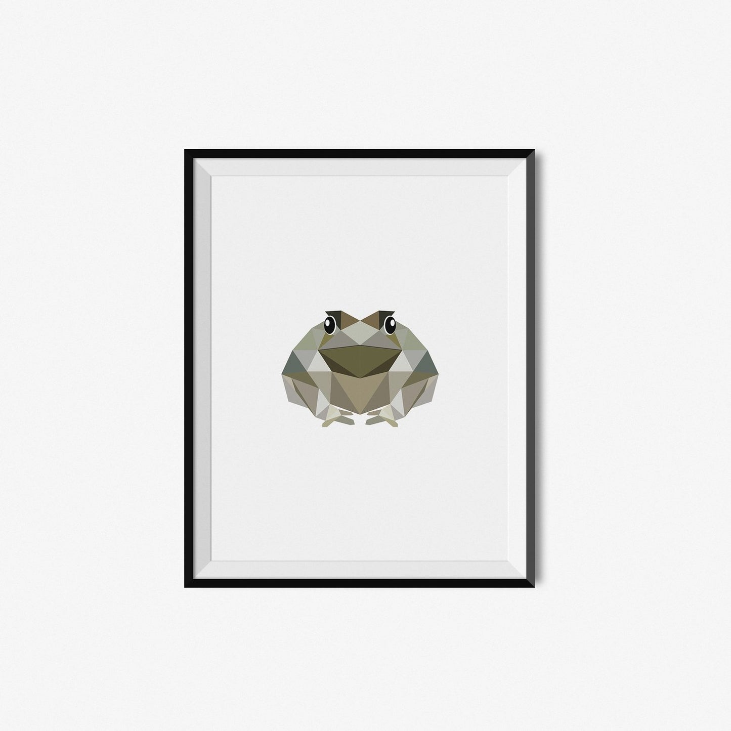 Frog | Geometric Art Print