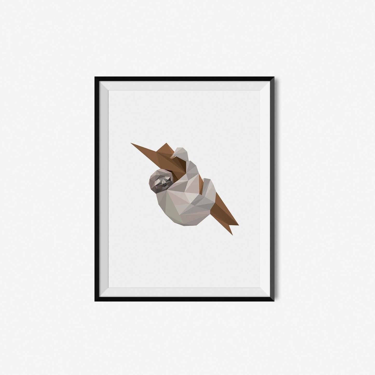 Sloth | Geometric Art Print