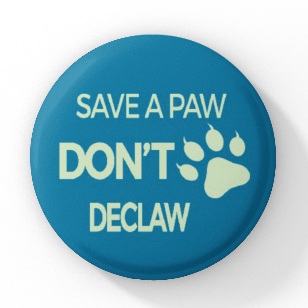 Save a Paw, Don't Declaw Magnet