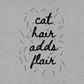 Cat Hair Adds Flair V-Neck Tee