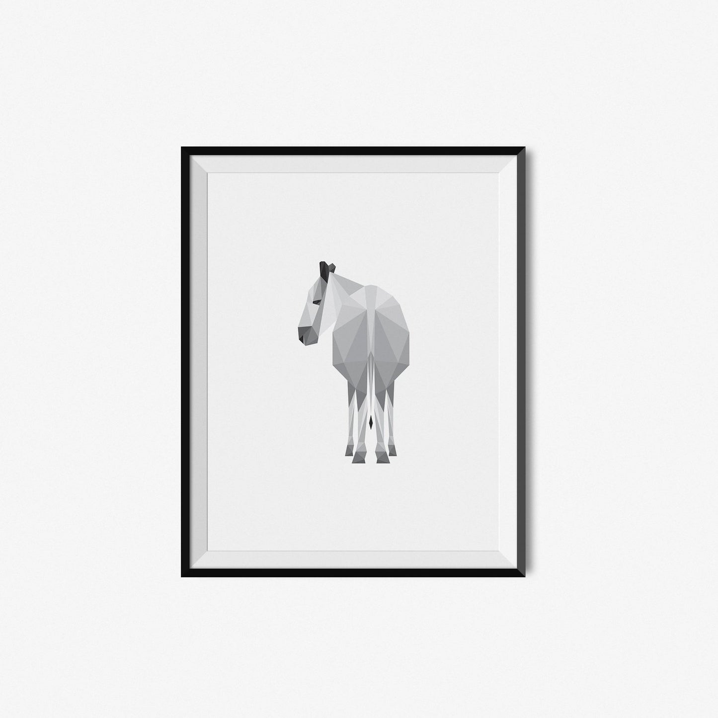 Donkey | Geometric Art Print