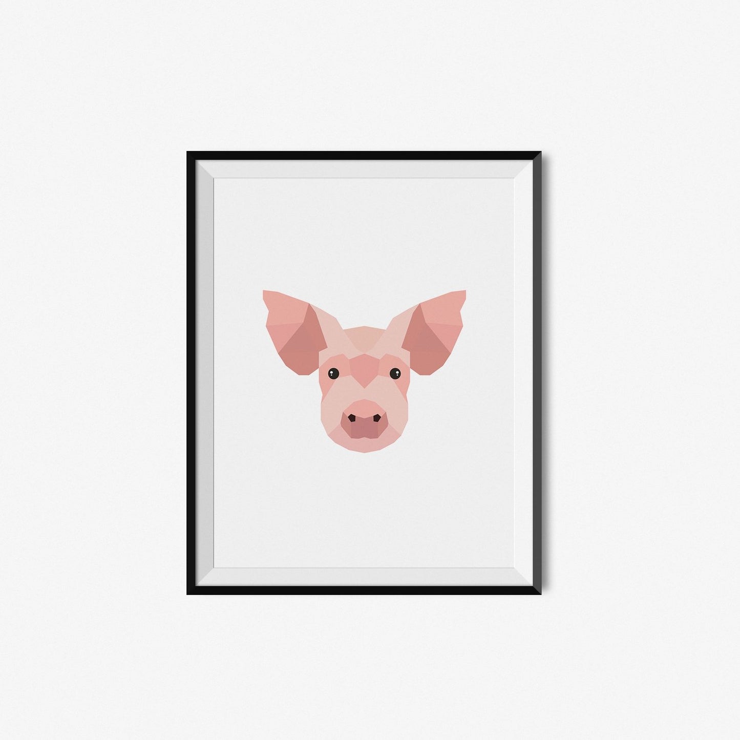 Pig | Geometric Art Print