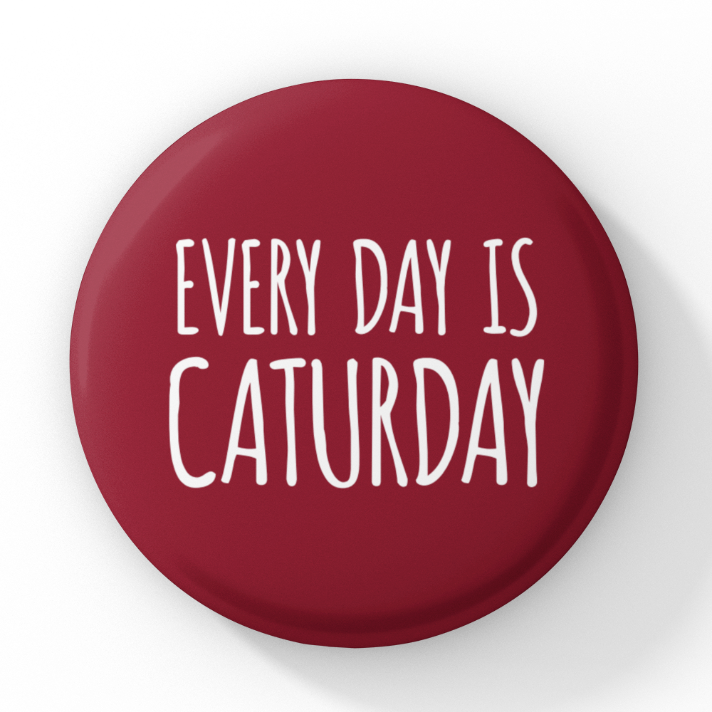 Every Day is Caturday Pinback Button