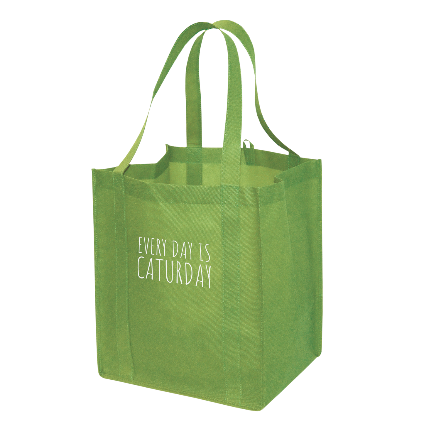 Every Day is Caturday Tote in Green