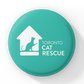 Toronto Cat Rescue Magnet in Turquoise
